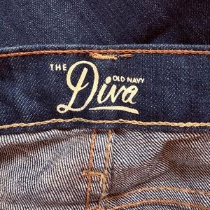 Old Navy Diva Jeans 14 Short Dark Wash